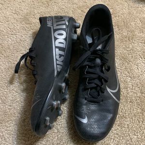 Black Nike Outdoor Soccer Cleats.  Vapor 13 Club FG/GM